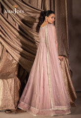 AJIZL-01 EMBROIDERED NET UNSTITCHED 3 PCS
